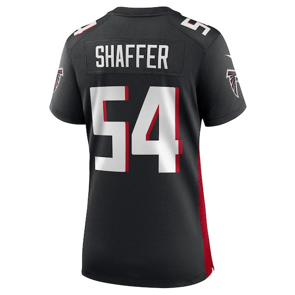 Justin Shaffer Atlanta Falcons Nike Women's  Game Jersey -  Black