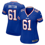 Gunner Britton Buffalo Bills Nike Women's Game Jersey -  Royal
