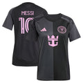 Lionel Messi Inter Miami CF adidas Women's 2025 The Fortitude Kit Replica Player Jersey - Black
