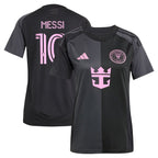 Lionel Messi Inter Miami CF adidas Women's 2025 The Fortitude Kit Replica Player Jersey - Black
