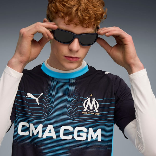 Olympique Marseille Puma 2025/26 Replica Away Jersey - Navy/White