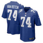 Greg Van Roten New York Giants Nike Team Game Jersey -  Royal
