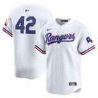 Texas Rangers Nike 2024 Jackie Robinson Day Home Limited Jersey – White