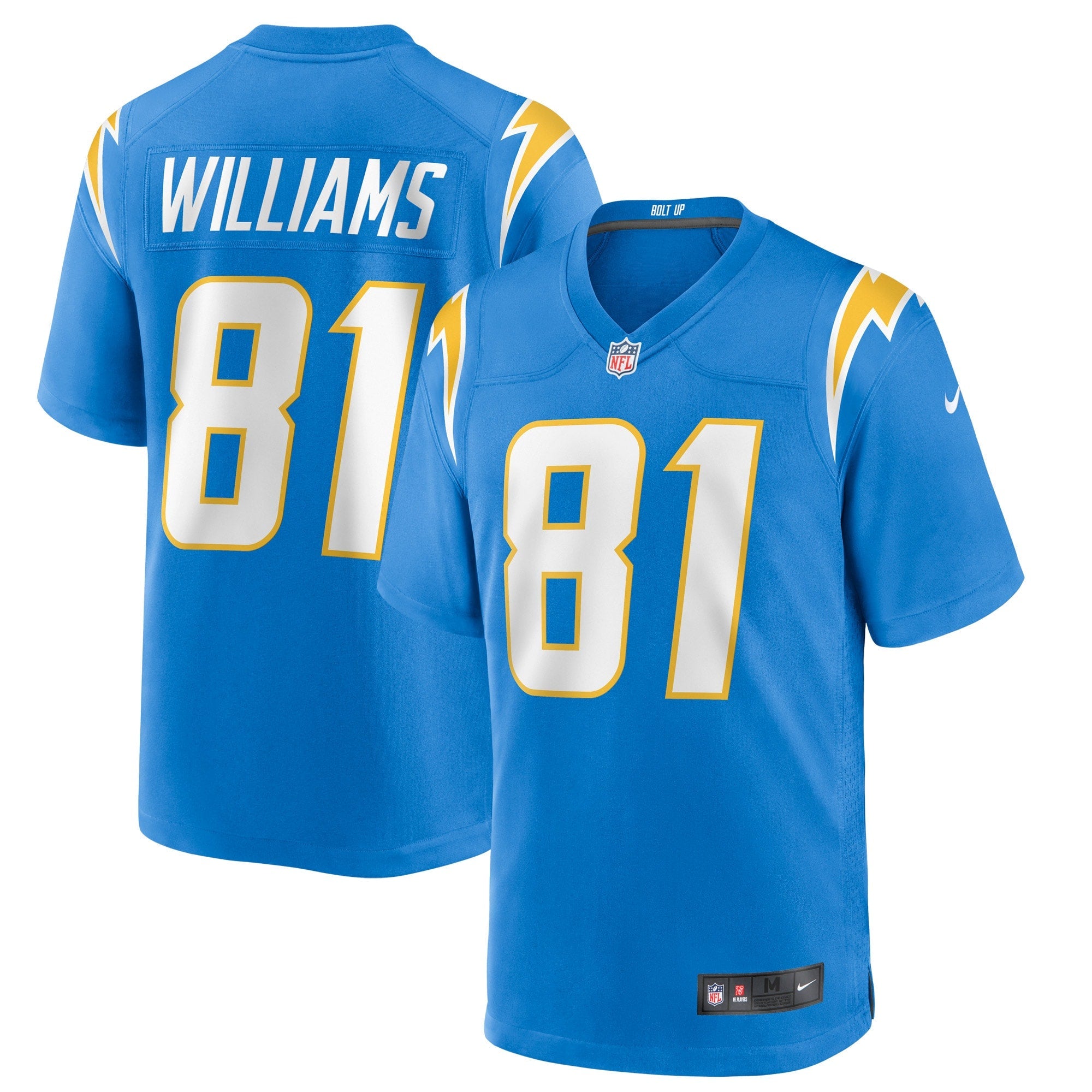 Mike Williams Los Angeles Chargers Nike Alternate Team Game Jersey - Navy/Blue/Royal/White