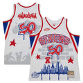 Philadelphia 76ers x Tats Cru Hardwood Classics Fashion Jersey - White