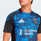 San Jose Earthquakes adidas 2025 Headliner Authentic Jersey - Black