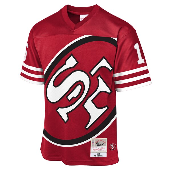 Joe Montana San Francisco 49ers 1990 Throwback Fashion Jersey - Scarlet