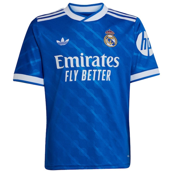 Jude Bellingham Los Merengues adidas Youth 2025/26 Third Replica Player Jersey - Blue