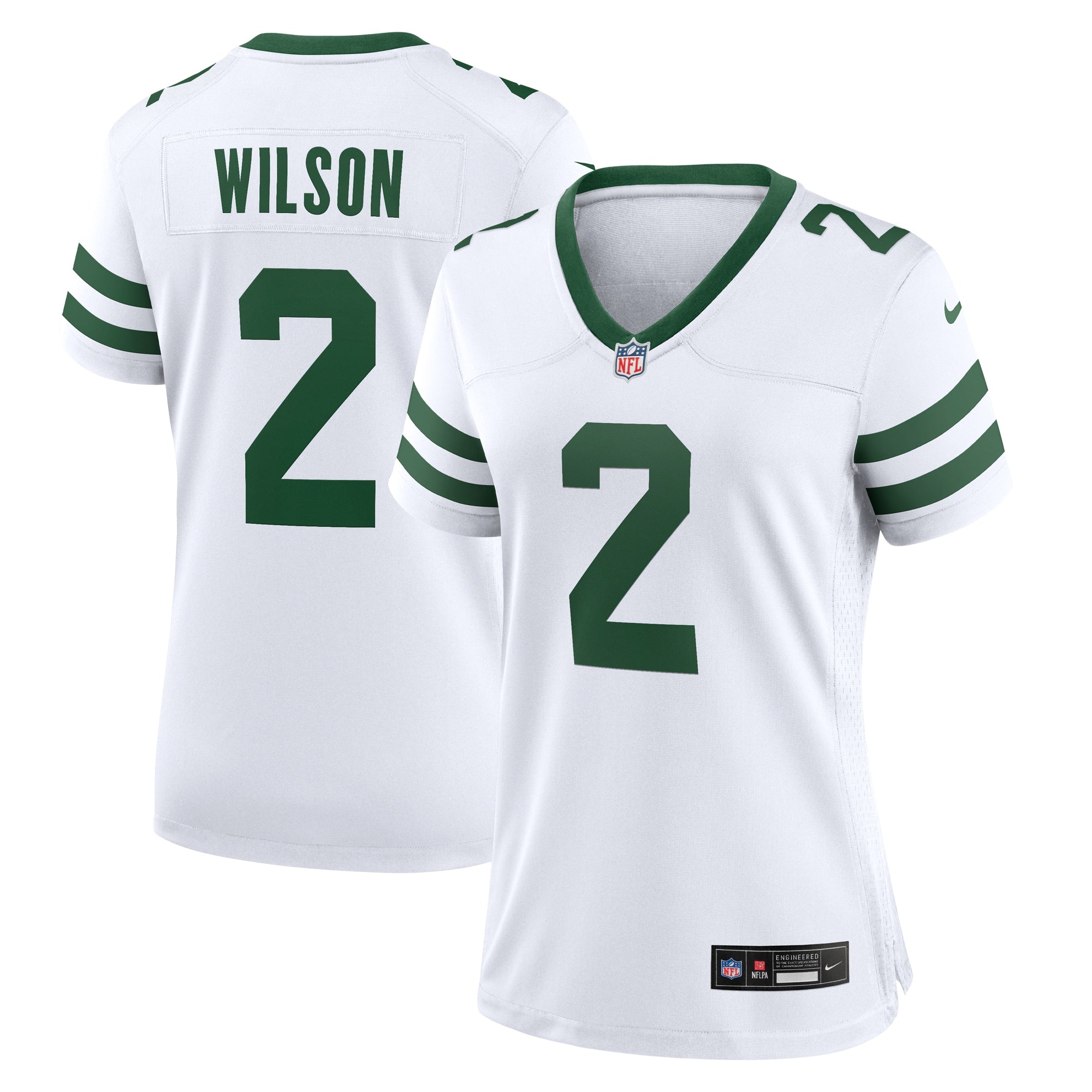 Zach Wilson New York Jets Nike Women's Player Jersey - Black/Green/White