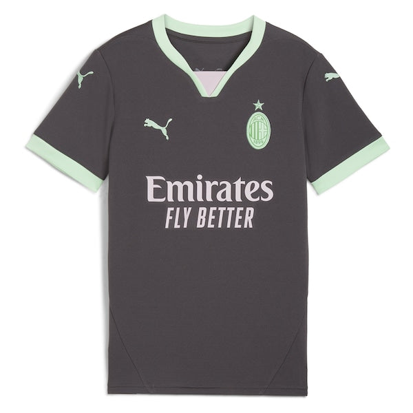 AC Milan Puma Youth 2024/25 Third Replica Jersey - Charcoal