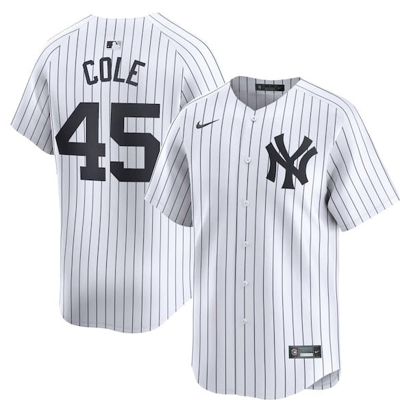 Gerrit Cole New York Yankees Nike Home Limited Player Jersey - White/Gray
