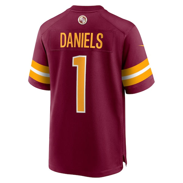Jayden Daniels Washington Commanders Nike 2024 NFL Draft First Round Pick Player Game Jersey - Burgundy