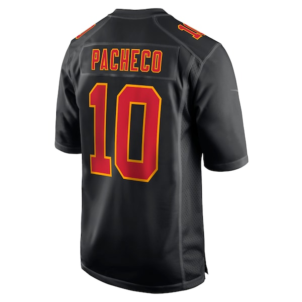Isiah Pacheco Kansas City Chiefs Nike Super Bowl LVIII Carbon Fashion Game Player Jersey - Black
