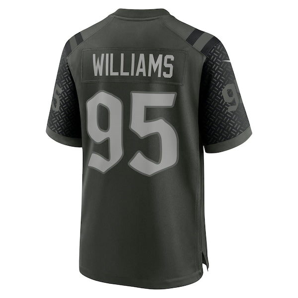 Quinnen Williams New York Jets Nike 2025 Rivalries Collection Game Jersey - Gotham Green