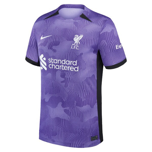 Alexis Mac Allister Liverpool Nike Youth 2023/24 Third Stadium Replica Player Jersey - Purple