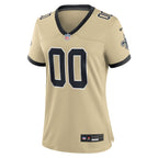 New Orleans Saints Nike Women's Gameday Golds Alternate Custom Game Jersey - Gold/Black