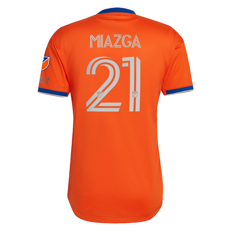 Matt Miazga FC Cincinnati adidas 2023 Juncta Juvant Kit Authentic Player Jersey - Orange