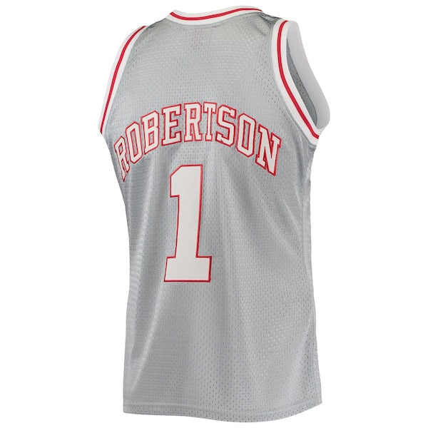 Oscar Robertson Milwaukee Bucks 75th Anniversary 1971/72 Hardwood Classics Swingman Jersey - Silver