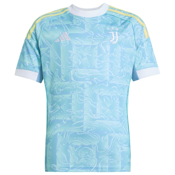Juventus adidas Youth 2025/26 Away Replica Jersey - Blue