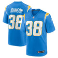 Emany Johnson Los Angeles Chargers Nike Team Game Jersey -  Powder Blue