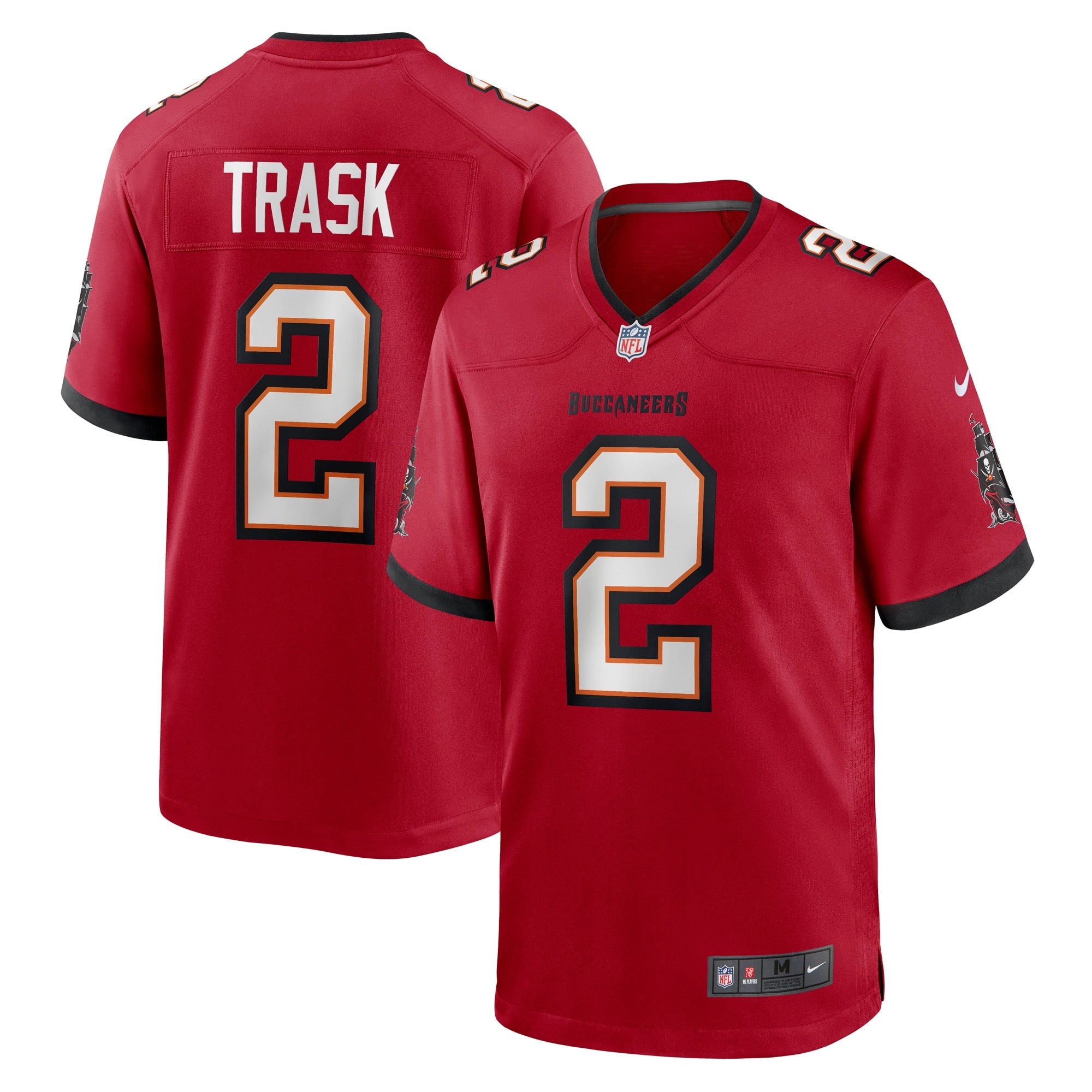 Kyle Trask Tampa Bay Buccaneers Nike Throwback Game Jersey - Orange/Red