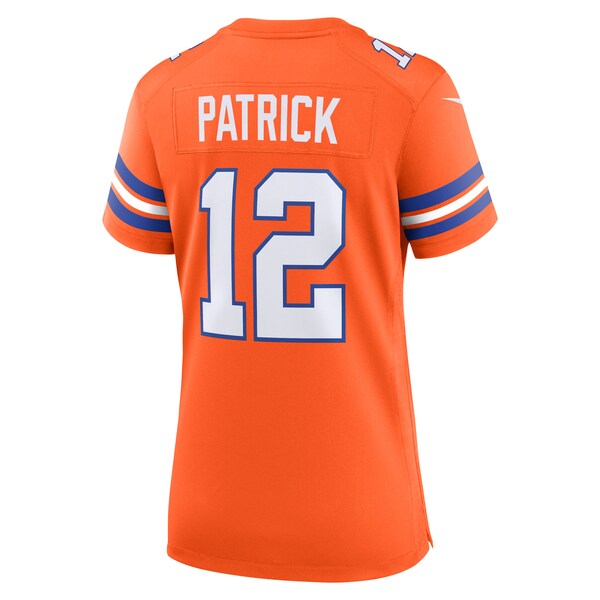 Tim Patrick Denver Broncos Nike Women's Mile High Collection 1977 Throwback Player Game Jersey - Orange