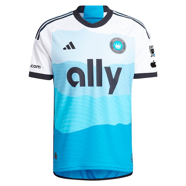 Tim Ream Charlotte FC adidas 2024 The Carolina Kit: Explore Authentic Player Jersey - Blue