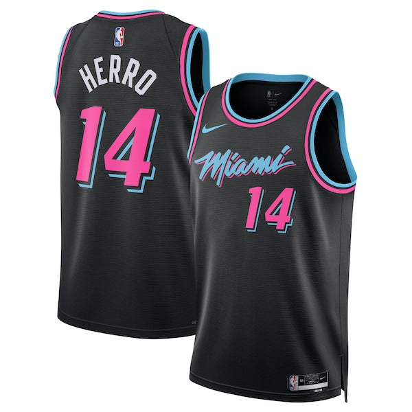 Tyler Herro Miami Heat Nike Unisex 2025/26 Swingman Jersey - Black - City Edition