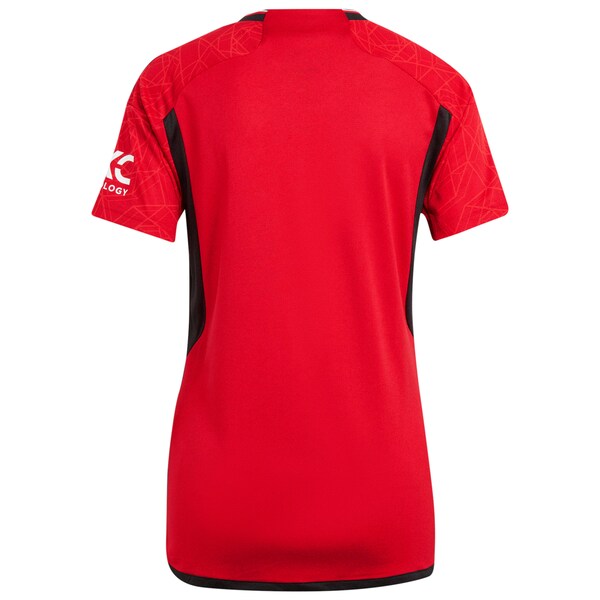 Manchester United adidas Women's 2023/24 Home Replica Jersey - Red