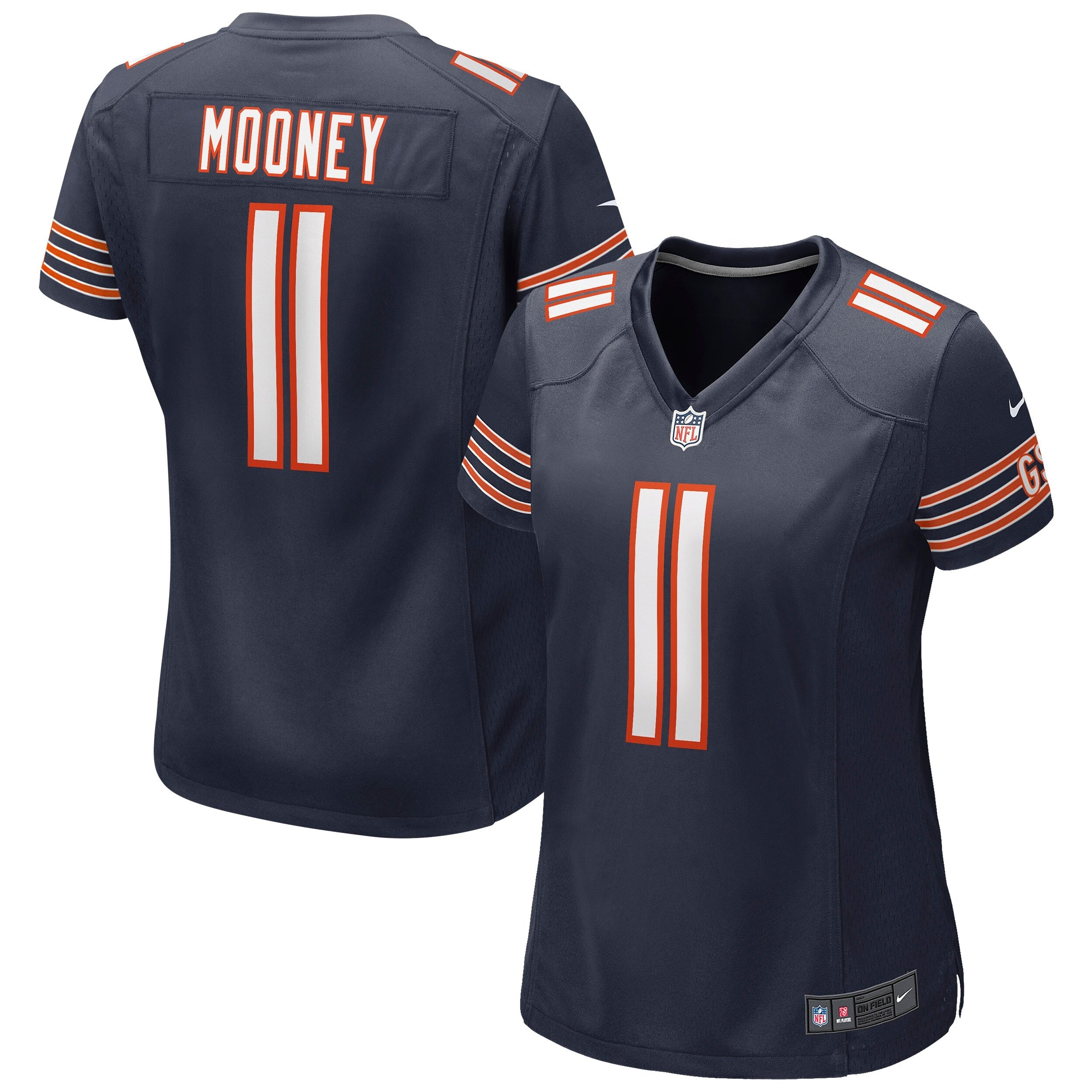 Darnell Mooney Chicago Bears Nike Women's Alternate Game Player Jersey - Orange/Navy