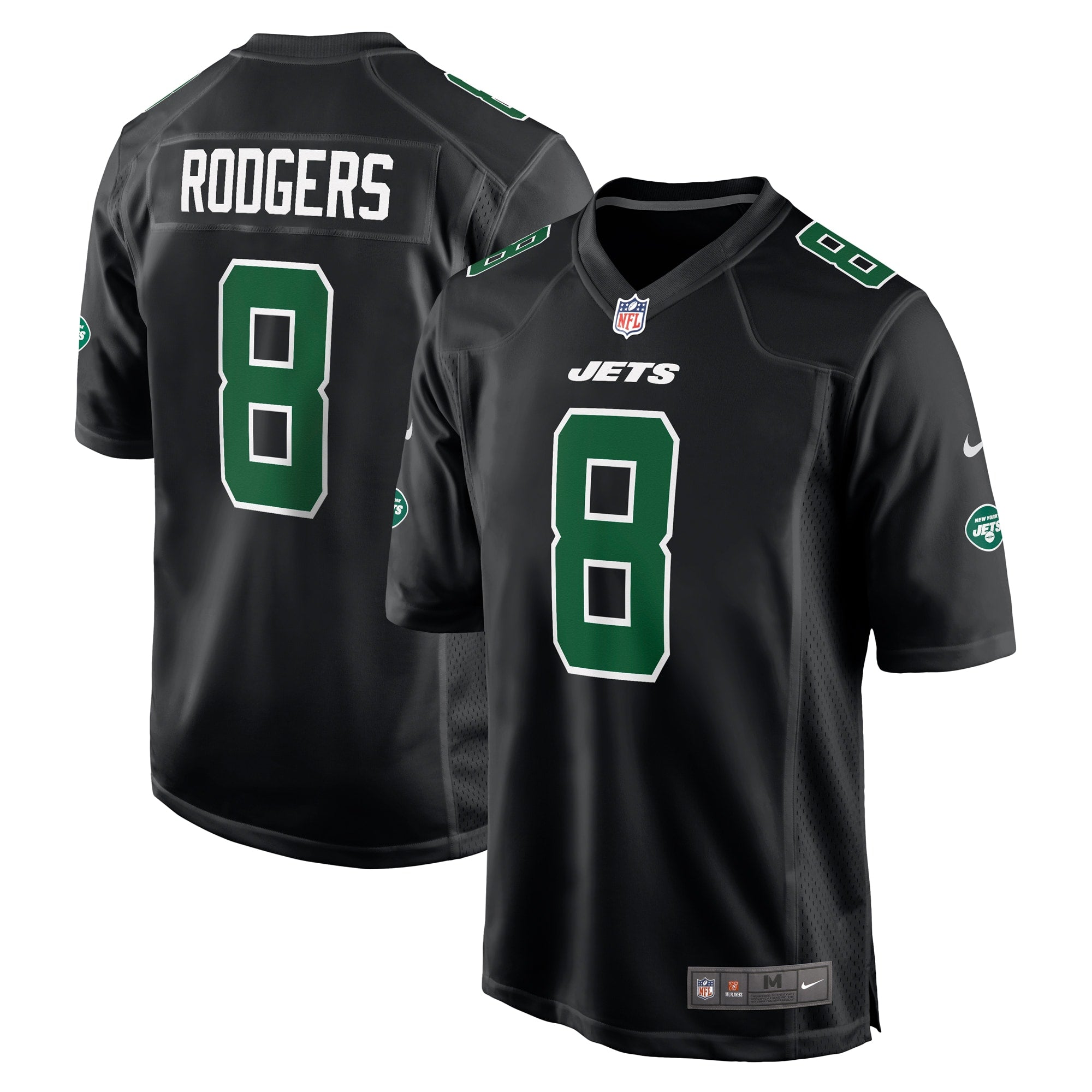 Aaron Rodgers New York Jets Nike Game Jersey - Gotham Green/Black/White