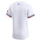 Texas Rangers Nike Home Elite Jersey - White