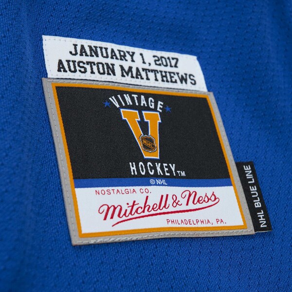 Auston Matthews Toronto Maple Leafs  2017 Winter Classic Blue Line Player Jersey - Blue