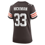 Ronnie Hickman Cleveland Browns Nike Women's Team Game Jersey -  Brown