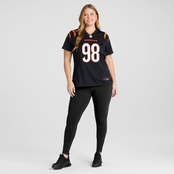 Tedarrell Slaton Jr Cincinnati Bengals Nike Women's Team Game Jersey -  Black
