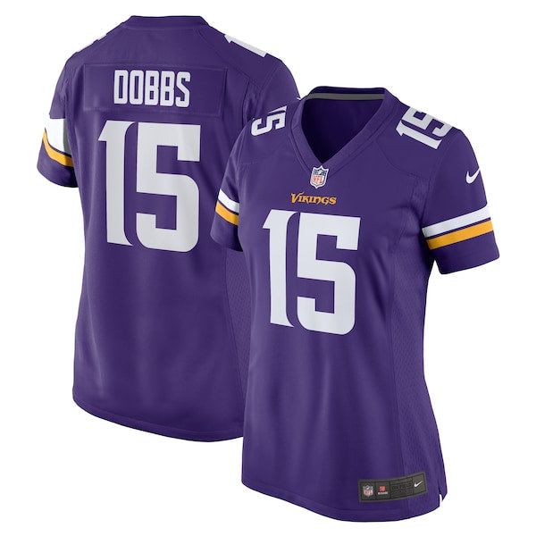 Joshua Dobbs Minnesota Vikings Nike Women's  Game Jersey -  Purple