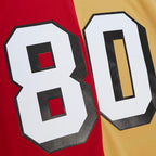 Jerry Rice San Francisco 49ers 1994 Split Legacy Replica Jersey - Scarlet/Gold