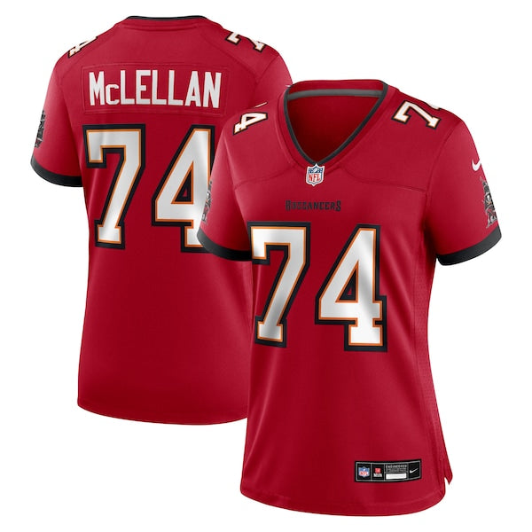 Tyler McLellan Tampa Bay Buccaneers Nike Women's Team Game Jersey -  Red