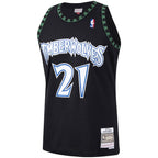 Kevin Garnett Minnesota Timberwolves Hardwood Classics Swingman Jersey - Black/White