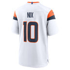 Bo Nix Denver Broncos Nike Youth Game Jersey -  White