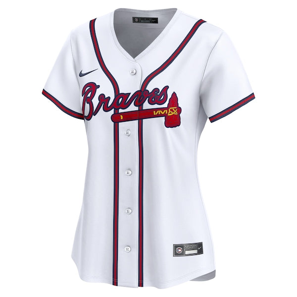 Atlanta Braves Nike Women's 2024 Jackie Robinson Day Home Limited Jersey – White