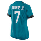 Brian Thomas Jr. Jacksonville Jaguars Nike Women's Game Jersey -  Teal