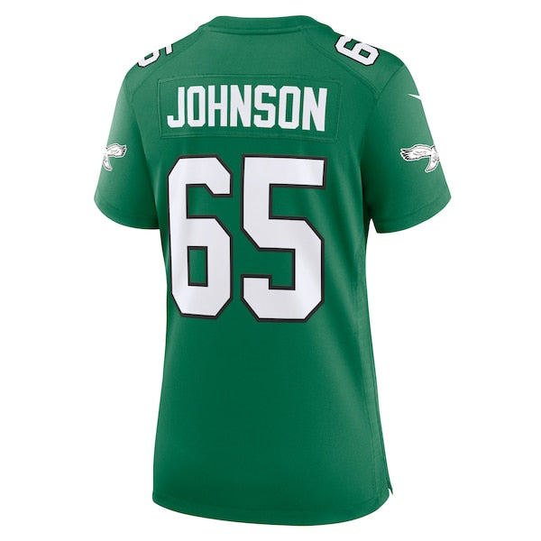 Lane Johnson Philadelphia Eagles Nike Women's Alternate Game Jersey - Kelly Green