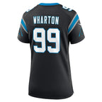 Tershawn Wharton Carolina Panthers Nike Women's Team Game Jersey -  Black