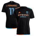 Julian Fernandez New York City FC adidas 2024 24/7 Kit Replica Player Jersey – Black
