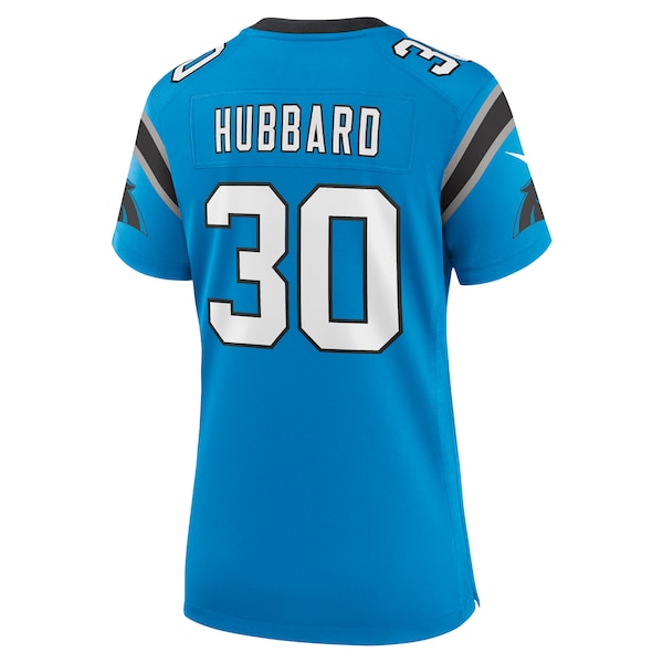 Chuba Hubbard Carolina Panthers Nike Women's Alternate Game Jersey -  Blue/Black