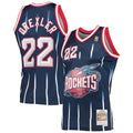 Clyde Drexler Houston Rockets 1996/97 Hardwood Classics Swingman Jersey - Navy