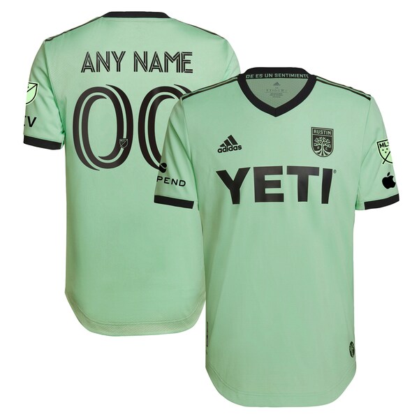 Austin FC adidas 2024 The Sentimiento Kit Authentic Custom Jersey - Mint