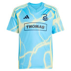 Philadelphia Union adidas Youth 2025 The Voltage Kit Replica Custom Jersey - Blue