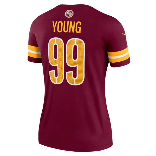 Chase Young Washington Commanders Nike Women's Legend Jersey - Burgundy/Black